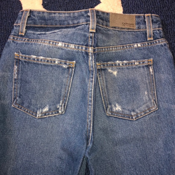 CARMAR Denim High Rise Distressed Jeans - Picture 6 of 7